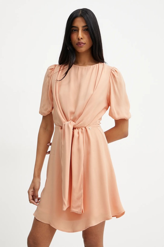 Silvian Heach rochie SAGHINI mini portocaliu GPP25380VE