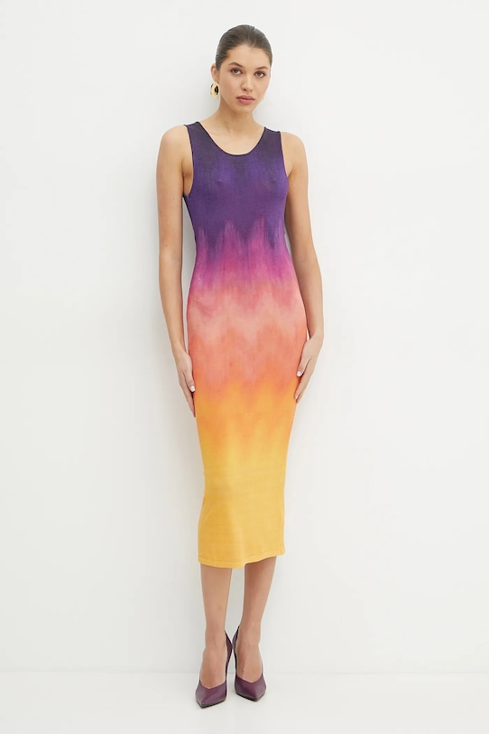 Silvian Heach rochie BUYO midi violet CVP25041VE