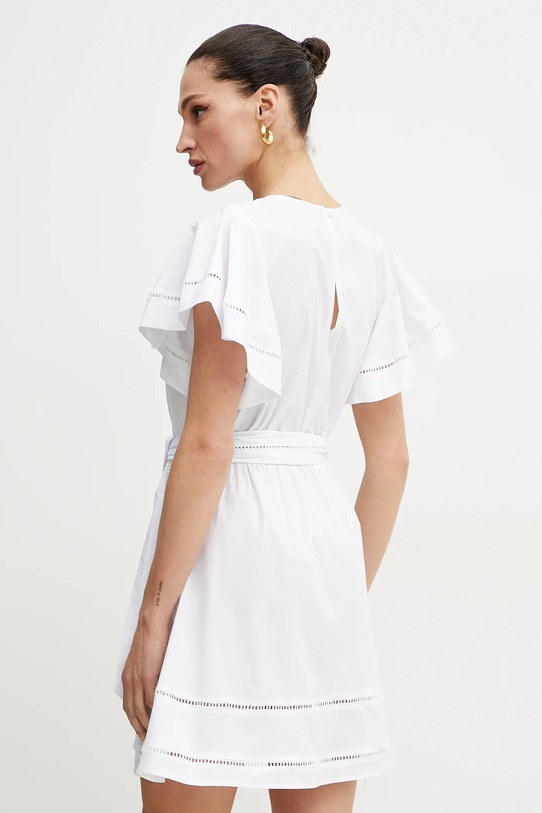 Îmbrăcăminte Silvian Heach rochie din bumbac ZIOGO CVP25107VE alb