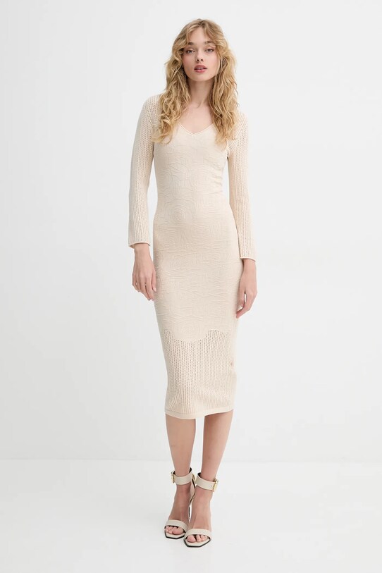 Blugirl Blumarine ruha hosszú bézs RA5012.MS99E