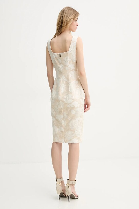 Îmbrăcăminte Blugirl Blumarine rochie din amestec de in RA5131.T2942 bej