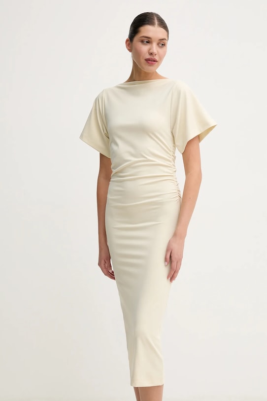 Day Birger et Mikkelsen rochie Lisette midi bej DAY65243714