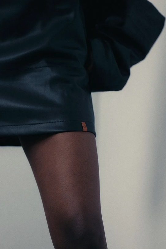 MUUV. sukienka ANAIS sukienka.krotka.ANAIS czarny