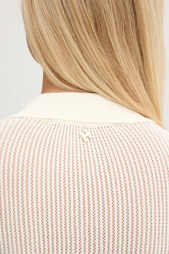 Πλεκτή ζακέτα Silvian Heach KOHLES μπεζ GPP25448CD