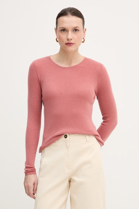 Mos Mosh maglione in lana rosa 168080