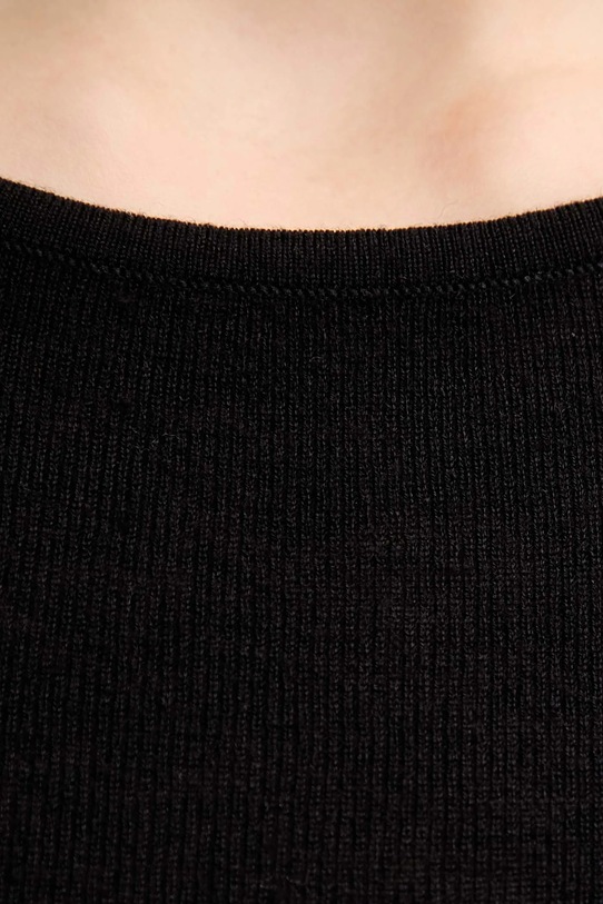 Mos Mosh sweter wełniany 168080 czarny