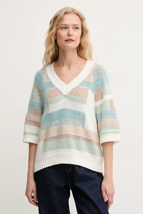 Mos Mosh pulover grosime medie verde 169440.