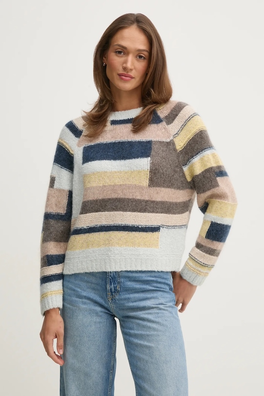 Oblečenie Sveter s prímesou vlny Mos Mosh 169460 modrá