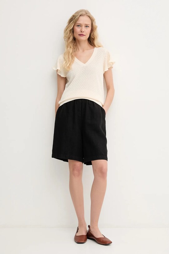 Хлопковый свитер Mos Mosh 168800. бежевый ZS25