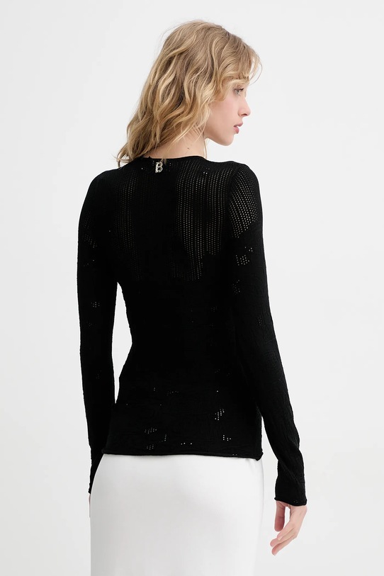 Odzież Blugirl Blumarine sweter RA5010.MS99E czarny