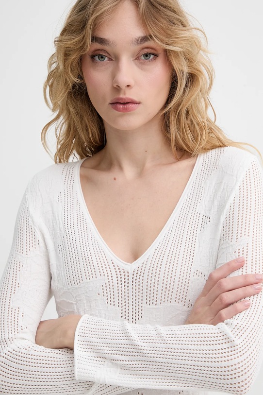 Πουλόβερ Blugirl Blumarine λευκό RA5011.MS99E