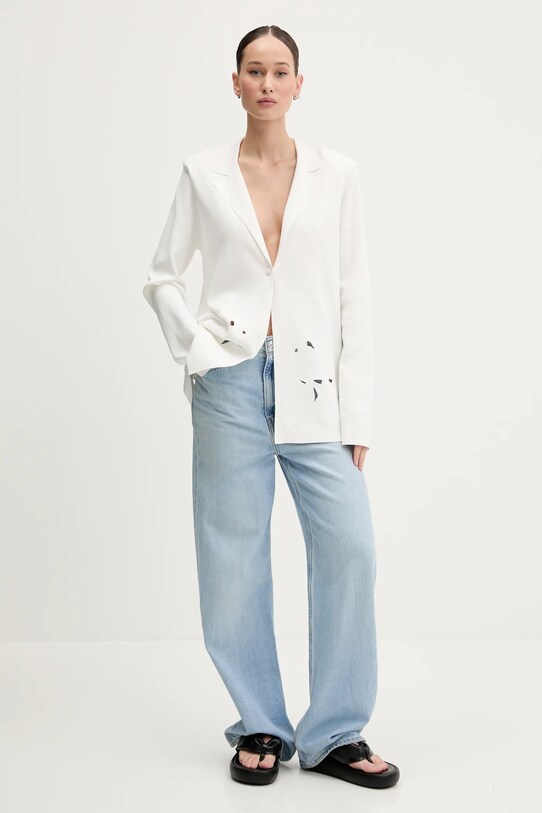 Blugirl Blumarine kardigan RA5058.MS55N beżowy ZS25