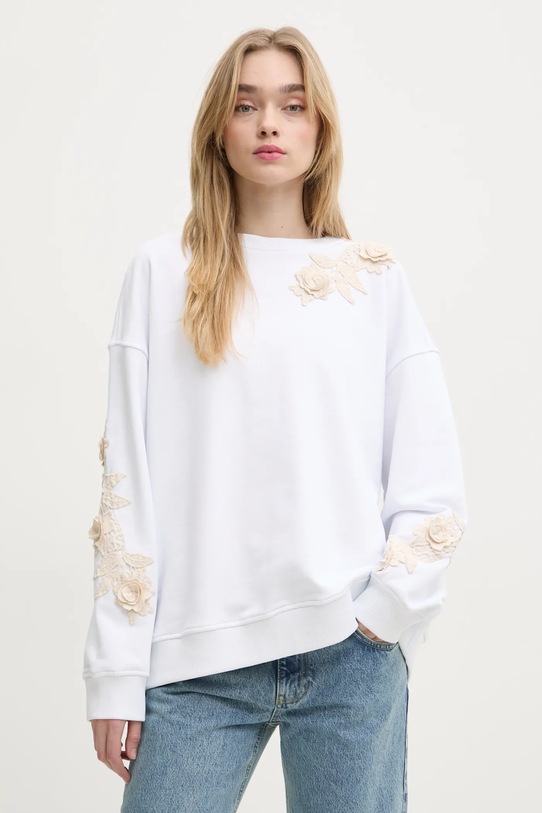 Blugirl Blumarine felpa senza bianco RA5183.F0962