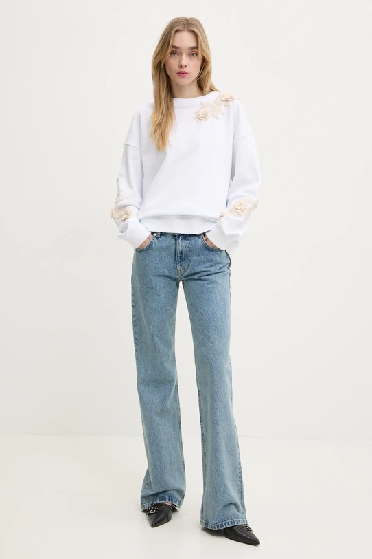 Blugirl Blumarine felpa RA5183.F0962 bianco ZS25