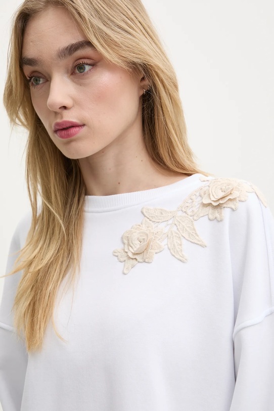 Blugirl Blumarine felpa bianco RA5183.F0962