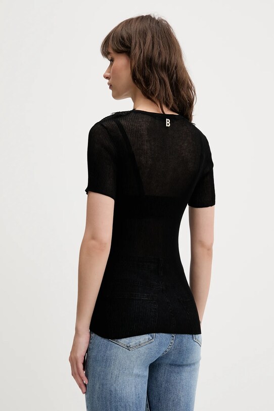 Odzież Blugirl Blumarine t-shirt RA5197.MA30M czarny