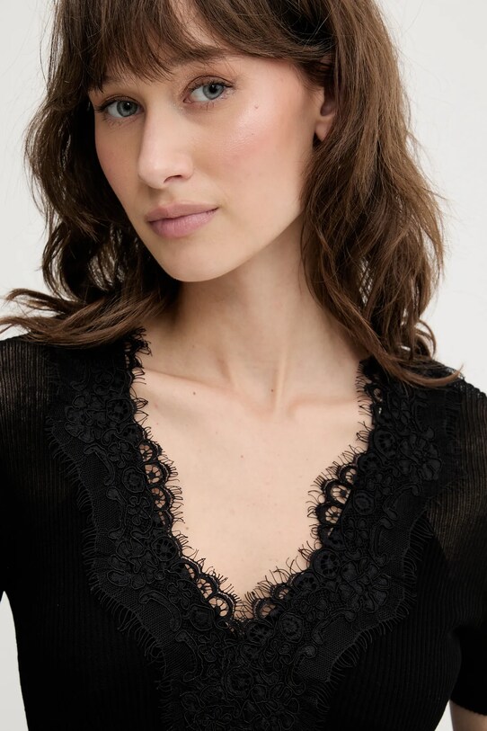 Blugirl Blumarine tricou negru RA5197.MA30M