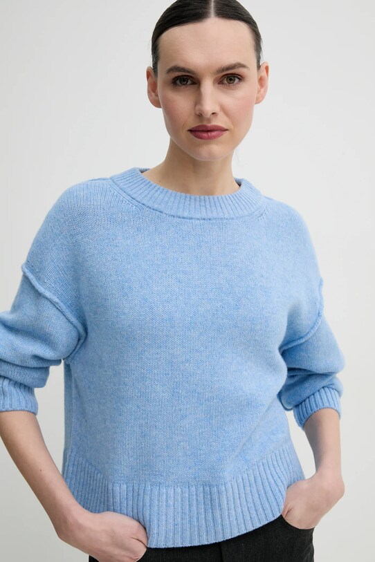 Day Birger et Mikkelsen maglione in lana Ulrikke blu DAY65243766