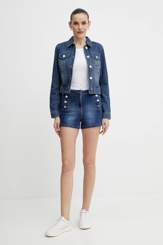 Silvian Heach pantaloni scurți jeans RENEWI GPP25138SH bleumarin ZS25