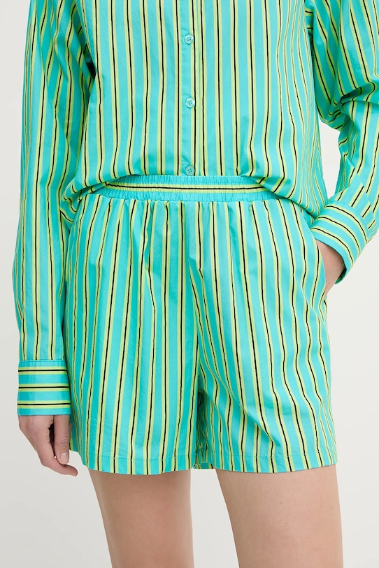 Silvian Heach pantaloni scurți din bumbac TAIR bumbac turcoaz GPP25445SH