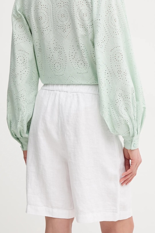 Oblečenie Ľanové šortky Mos Mosh 168480 biela