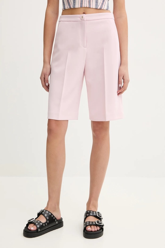 Kratke hlače Blugirl Blumarine tkanina roza RA5156.T2968