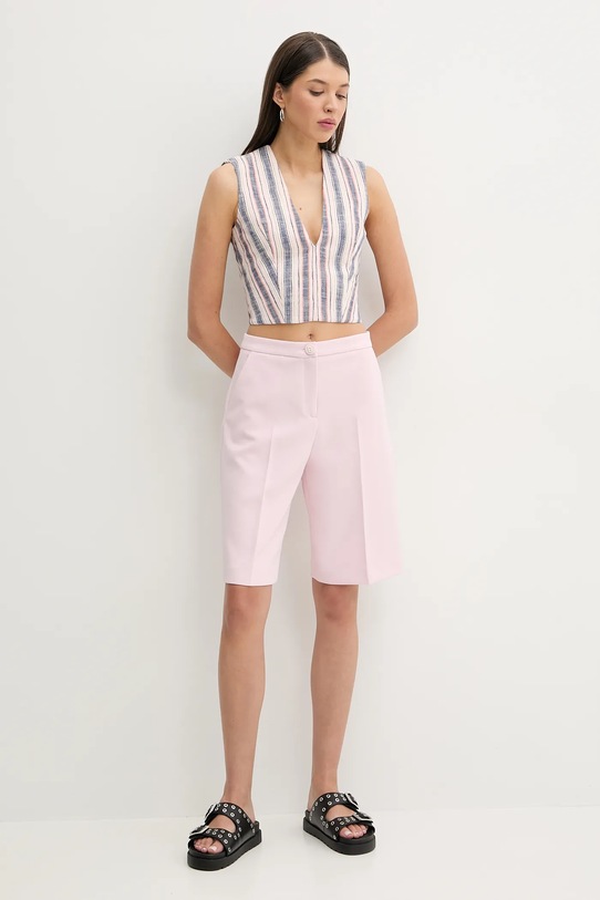 Kratke hlače Blugirl Blumarine RA5156.T2968 roza ZS25