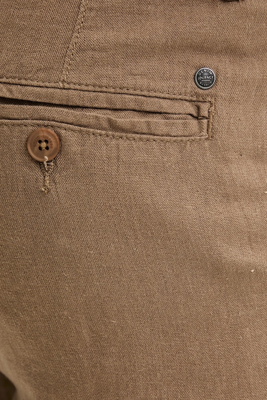 Solid szorty AURELIUS brązowy 21106783.181015