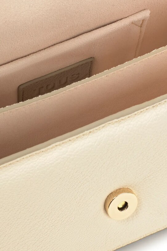 Accesorii Tous geantă de piele AUDREE 2002203001 bej