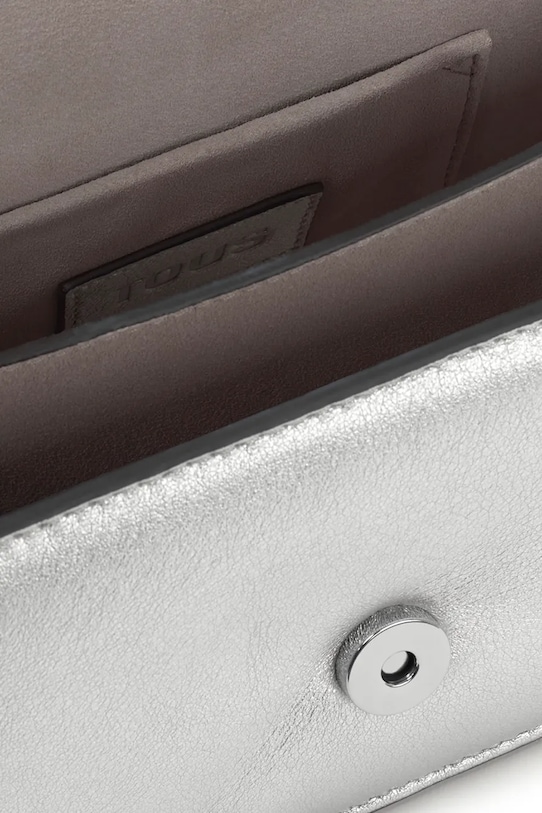 Doplnky Kožená kabelka Tous AUDREE 2002203055 strieborná