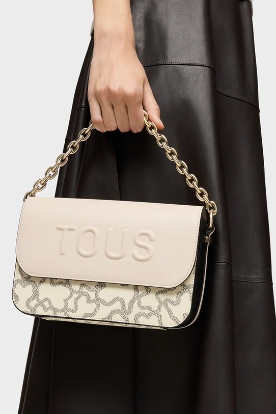 Kabelka Tous KAOS ICON béžová 2002185451