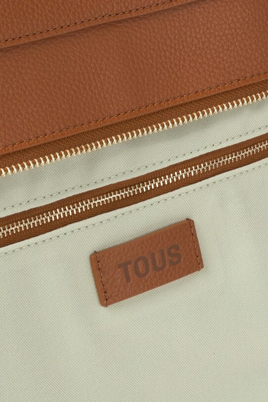 Accesorii Tous poseta de piele BUCKLES 2002189443 maro