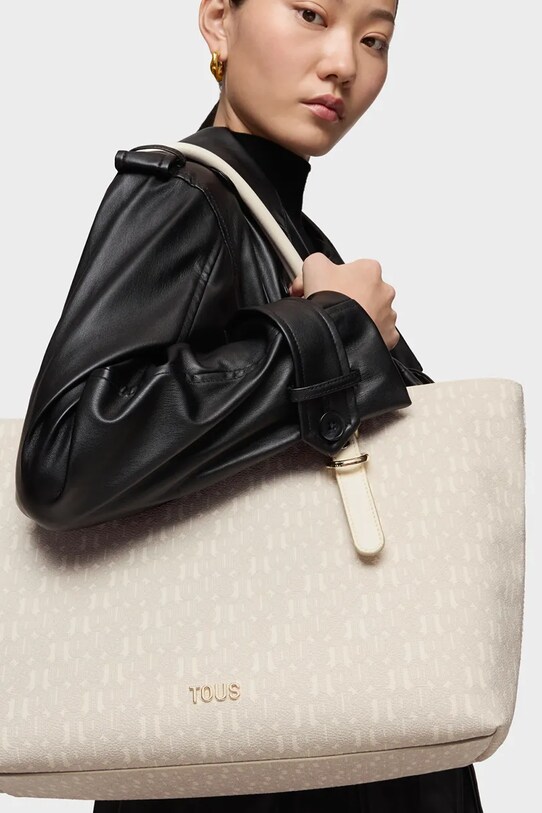 Tous borsetta BUCKLES SILHOUETTE beige 2002201901
