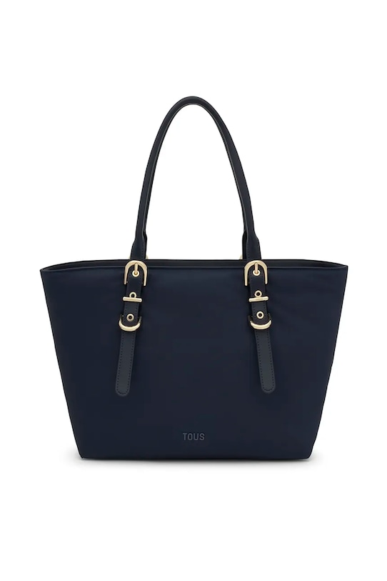 Kabelka Tous BUCKLES SOFT hladký námořnická modř 2002201833