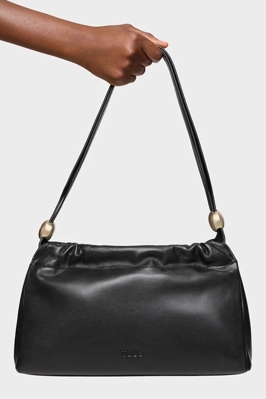 Tous geantă de piele GLOSS 2002190051 negru