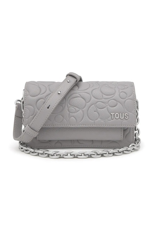 Tous torebka skórzana GRETA nie mieści A4 szary 2002204747