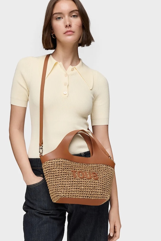 Torba Tous LIRIO RAFIA smeđa 2002205343