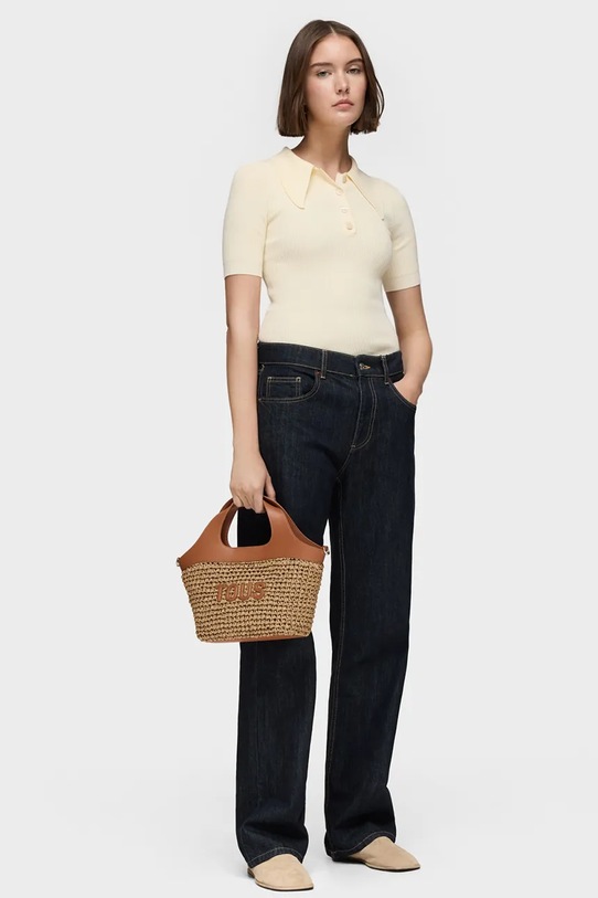 Torba Tous LIRIO RAFIA 2002205343 smeđa