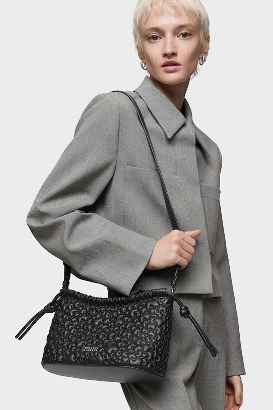 Tous geantă PUFFY BEAR negru 2002185351