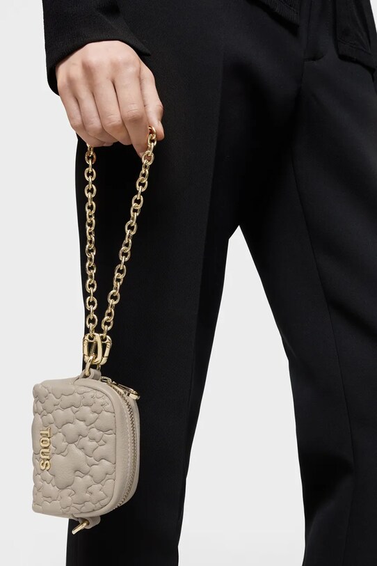 Tous saszetka PUFFY BEAR beżowy 2002186943