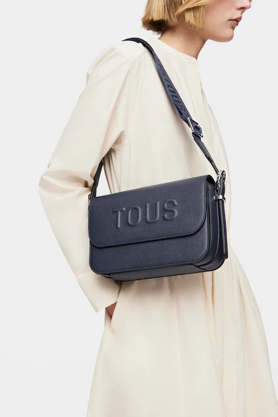 Τσάντα Tous BRENDA 2002106533 σκούρο μπλε