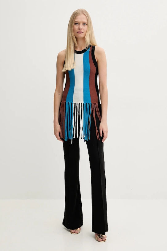 Silvian Heach top din amestec de in RICENI GPP25025TO albastru ZS25