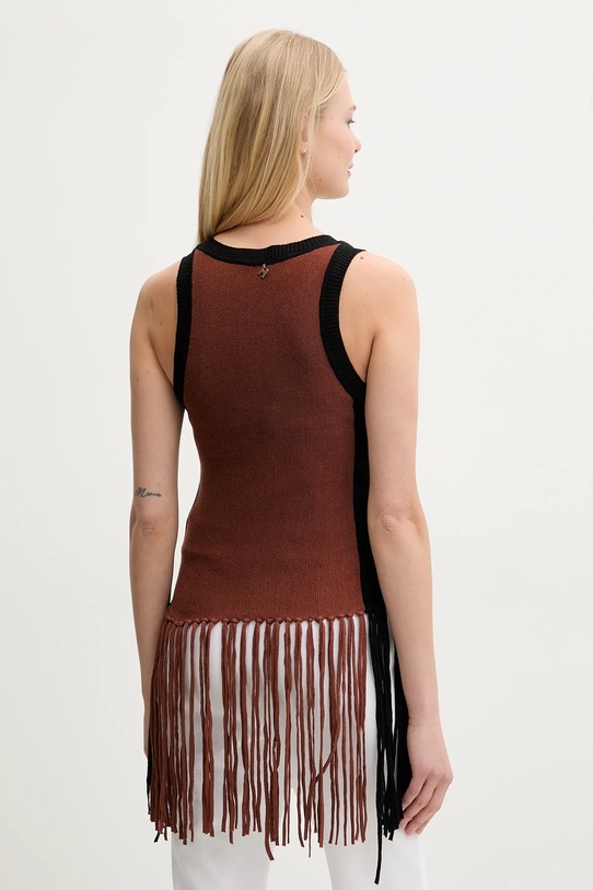 Oblačila Zgornji del iz mešanice lanu Silvian Heach RICENI GPP25025TO zelena