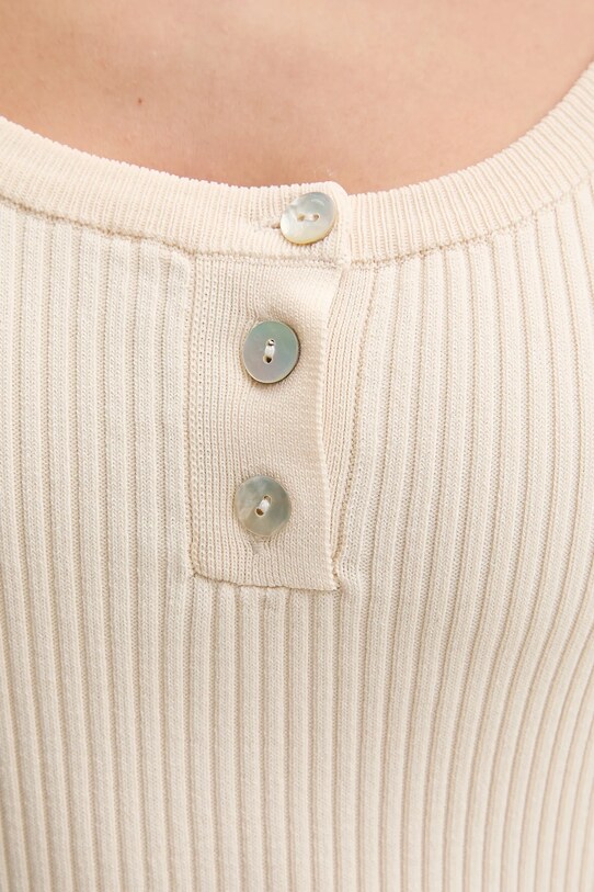 Silvian Heach top ZAUKA GPP25035TO beige