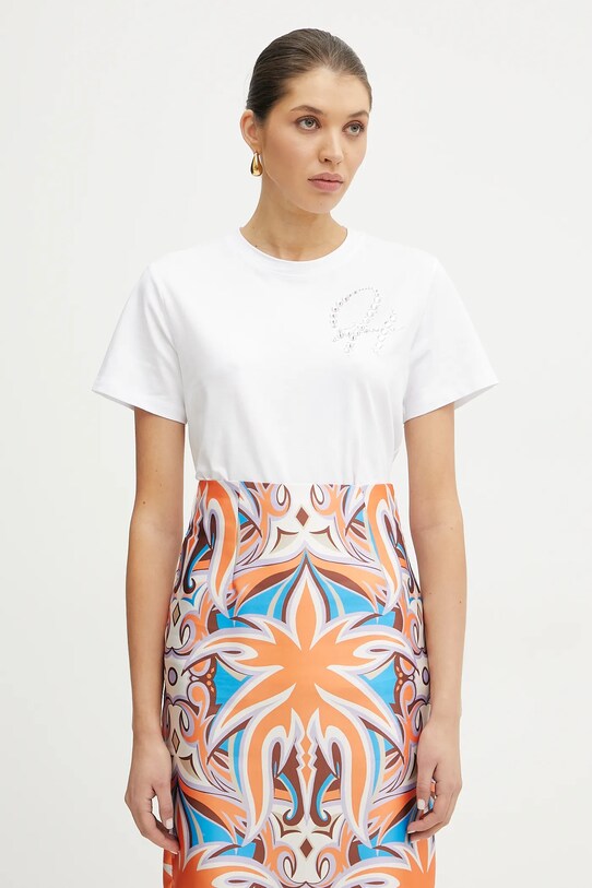 Silvian Heach t-shirt ATIVRA regular biały GPP25432TS