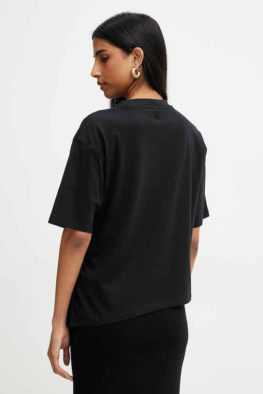 Oblečenie Bavlnené tričko Silvian Heach SILKE GPP25097TS čierna