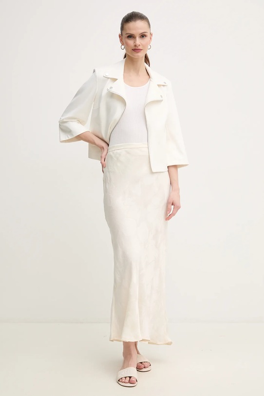 Топ с примесью шелка Mos Mosh 168310 бежевый ZS25