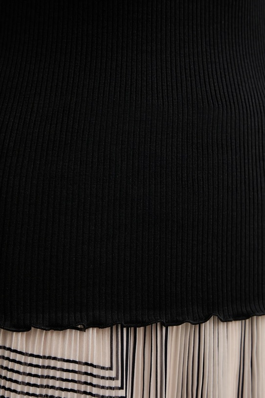 Топ с коприна Mos Mosh 168310 черен