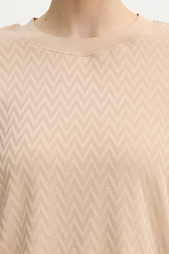 Mos Mosh T-shirt damski 168600 beżowy