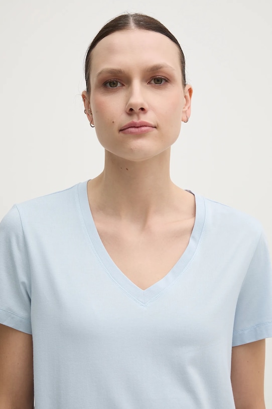 Mos Mosh t-shirt bawełniany niebieski 168510